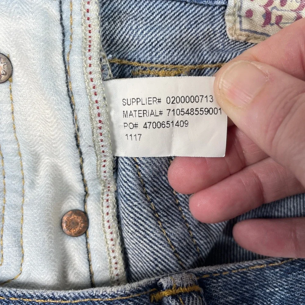 Polo Ralph Lauren Jeans Mens 33x32 Blue Authentic Dungarees Denim